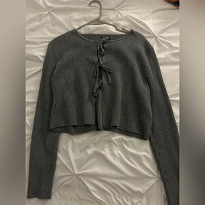 Wild Fable Gray Ribbed Sweater